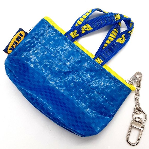 Ikea Coin Purse Key Case Super Mini Small Buggy Bag Small Blue Bag Shopping  Bag Keno Rige Credit Card Holder | Lazada PH